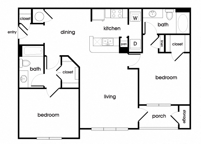 Suite A Floorplan